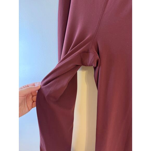 Lululemon Groove Nulu Super-High-Rise Flared Pant Regular Garnet 12 - Picture 5 of 6